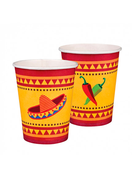 10 gobelets fête mexicaine