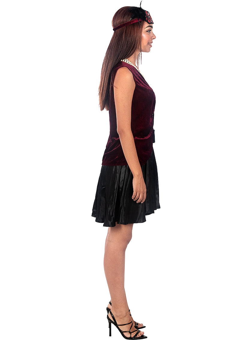 Déguisement charleston velours femme grande taille