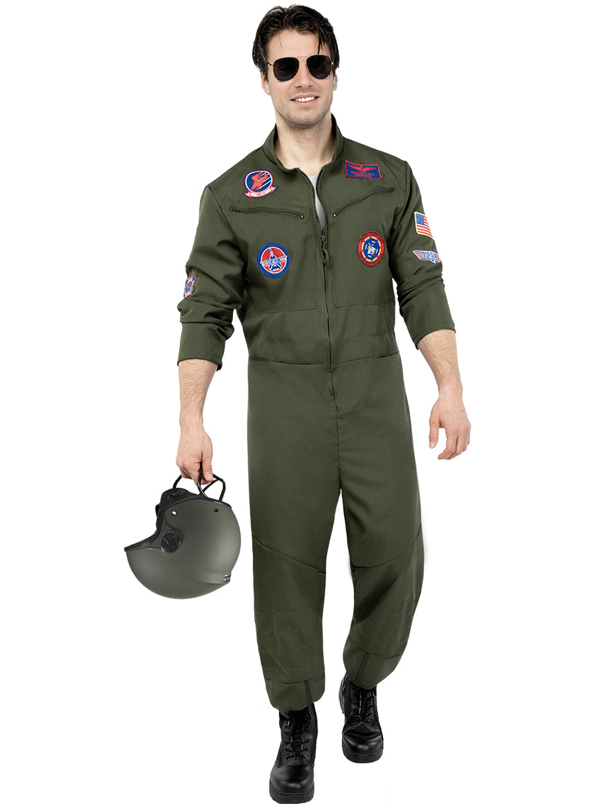 Déguisement aviateur Top Gun grande taille