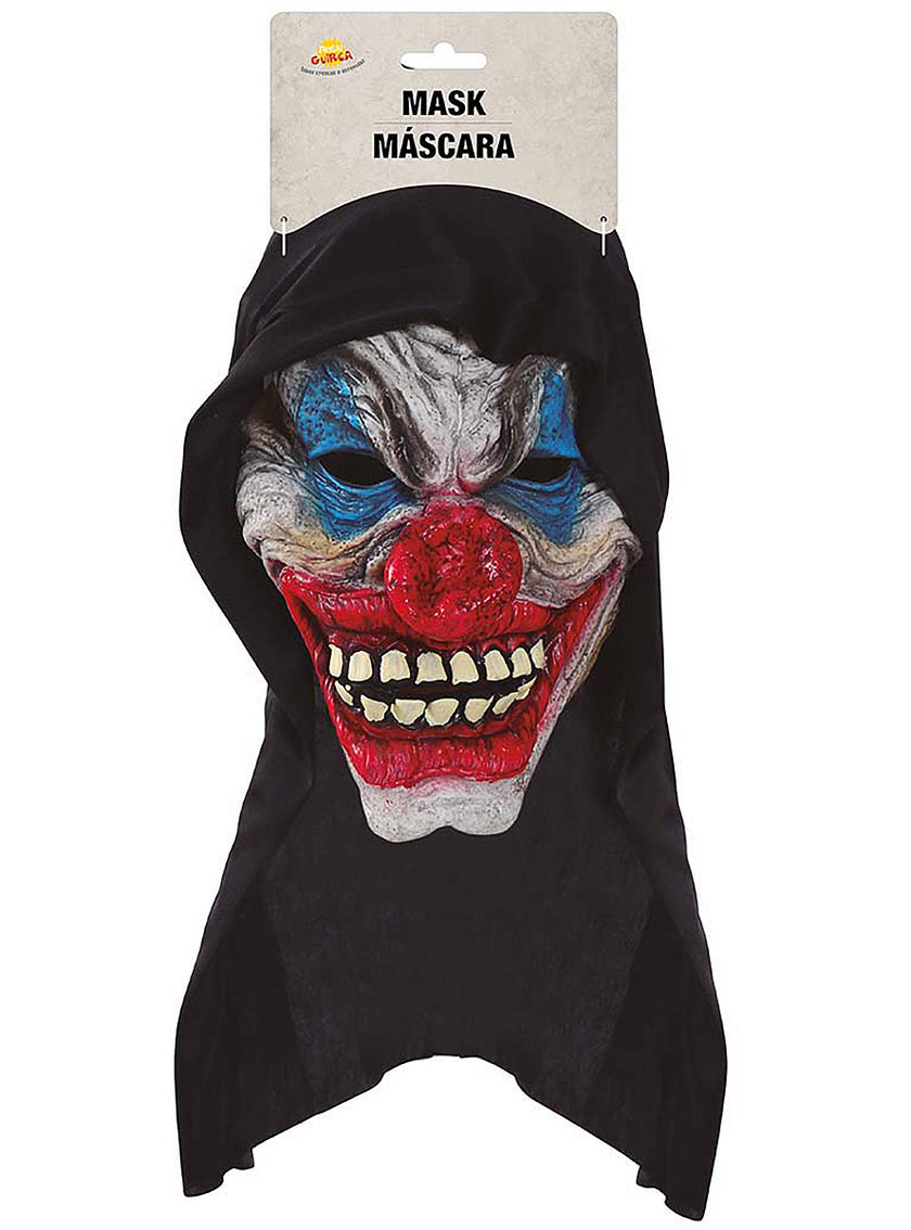 Masque de clown terrifiant à capuche