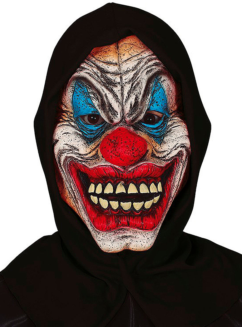 Masque de clown terrifiant à capuche