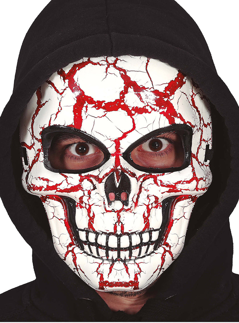 Masque squelette sanglant