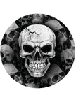 6 assiettes crânes Halloween (23cm)