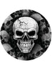 6 assiettes crânes Halloween (23cm)