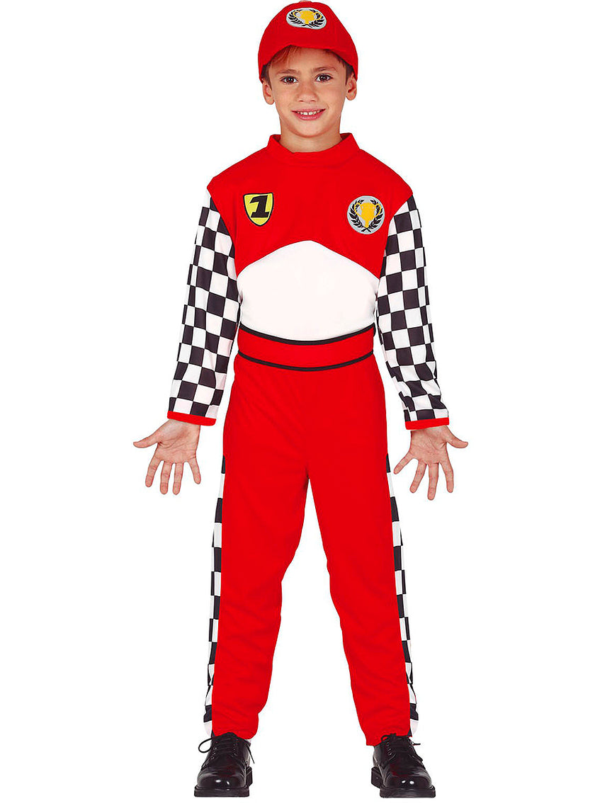 Déguisement pilote de Formule 1 enfant