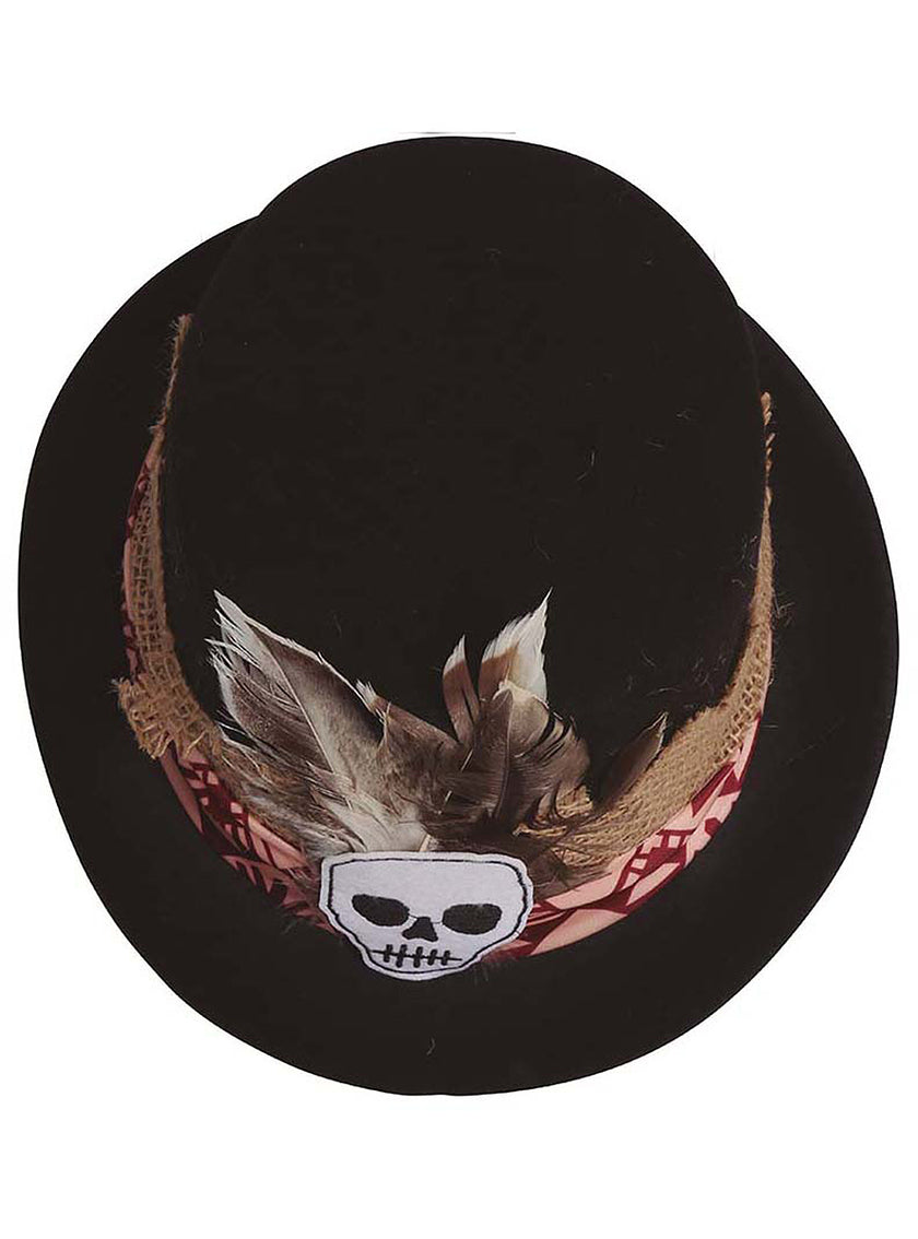 Chapeau de squelette vaudou