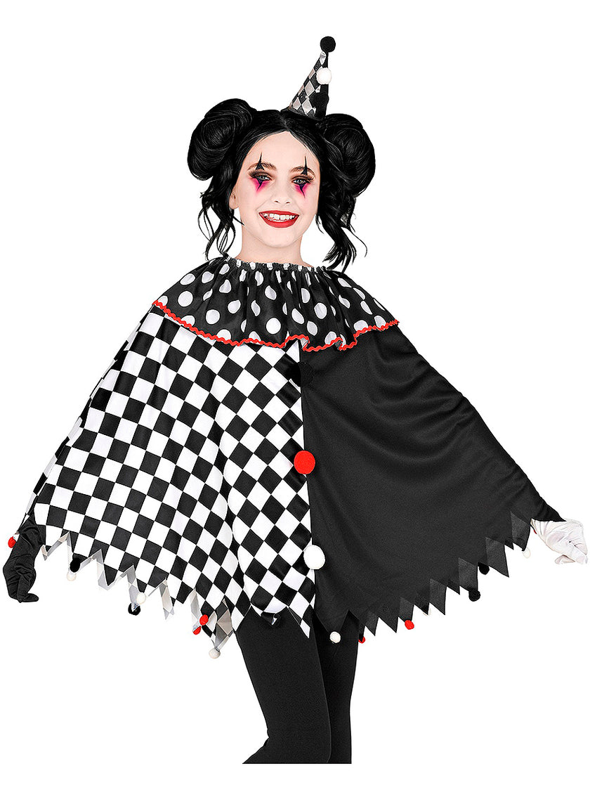 Poncho arlequin fille