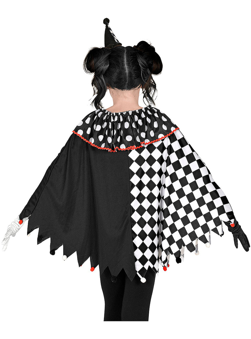 Poncho arlequin fille