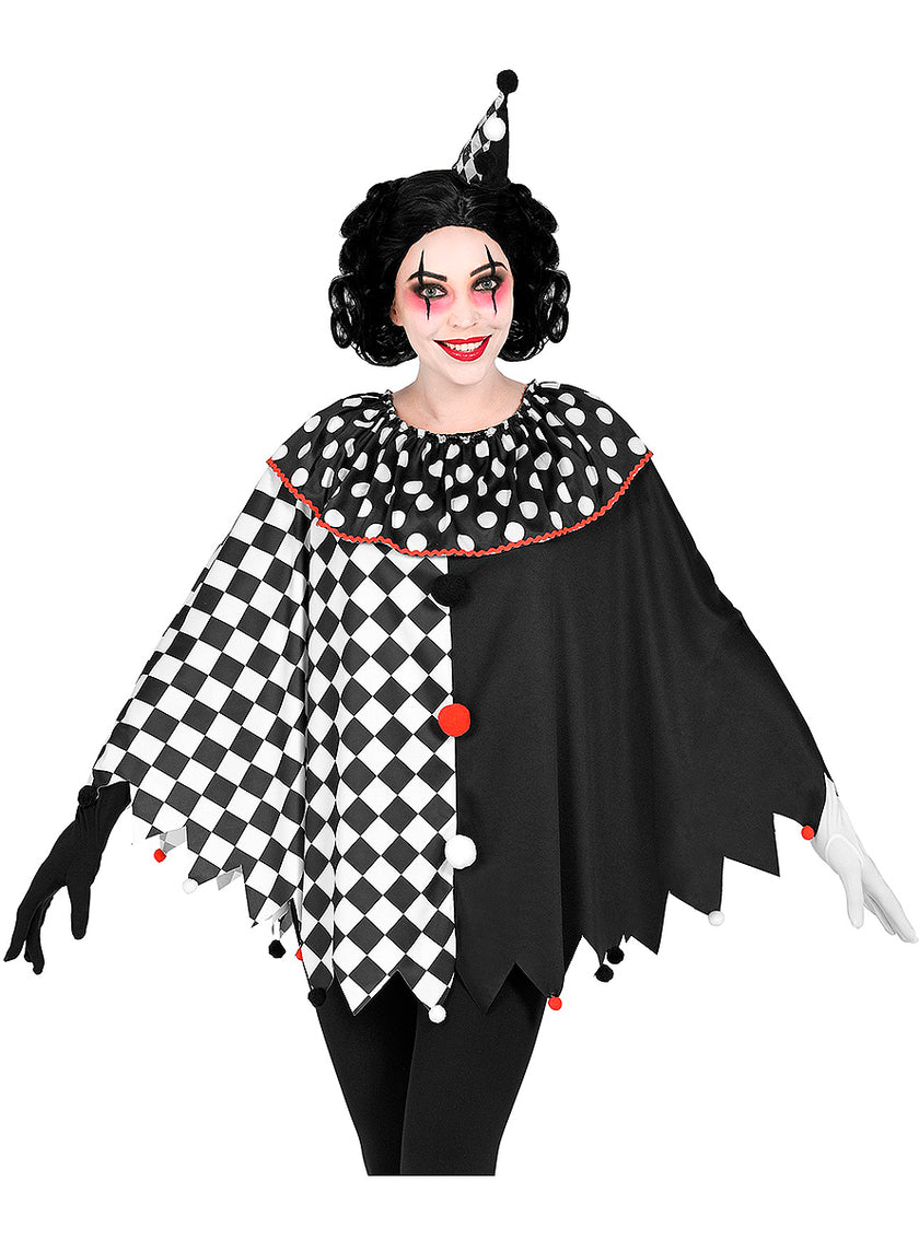 Poncho arlequin femme