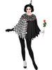 Poncho arlequin femme