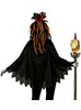 Poncho squelette vaudou femme