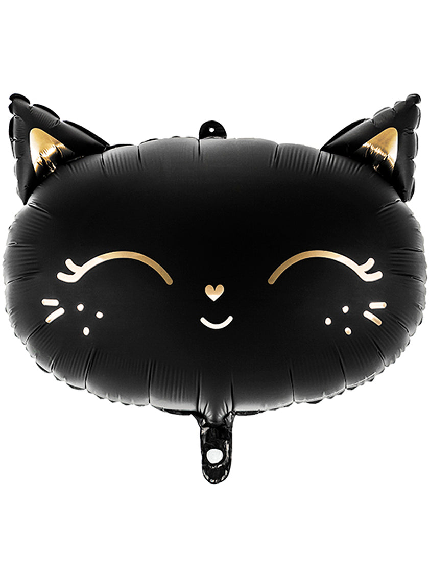 Ballon aluminium chat noir