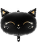 Ballon aluminium chat noir