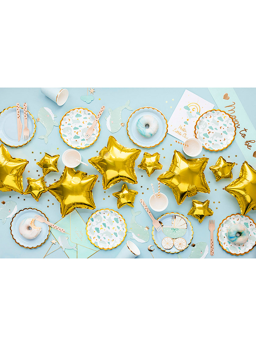 20 serviettes baleine