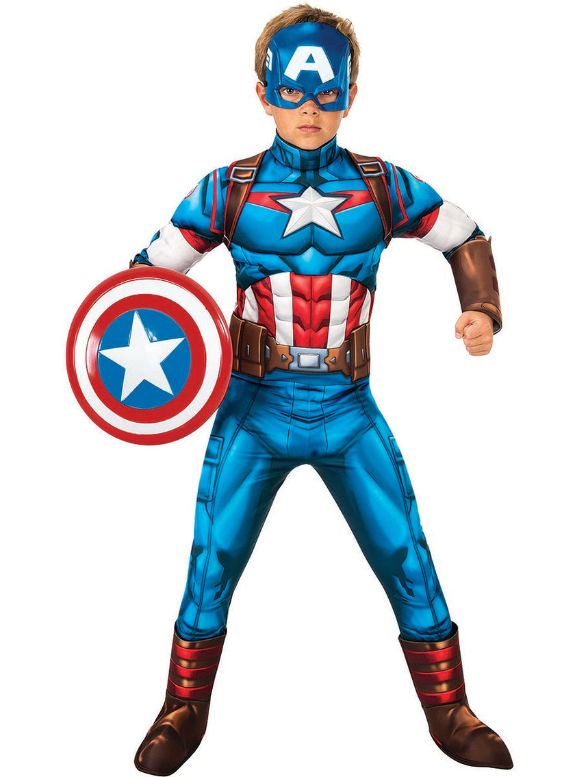 Déguisement Captain American Deluxe  garçon - Avengers
