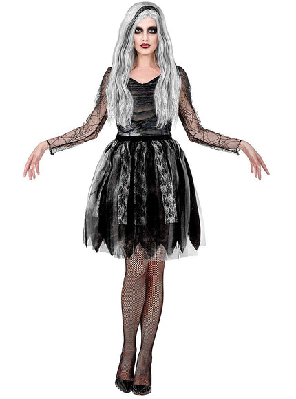 Tutu noir Halloween femme