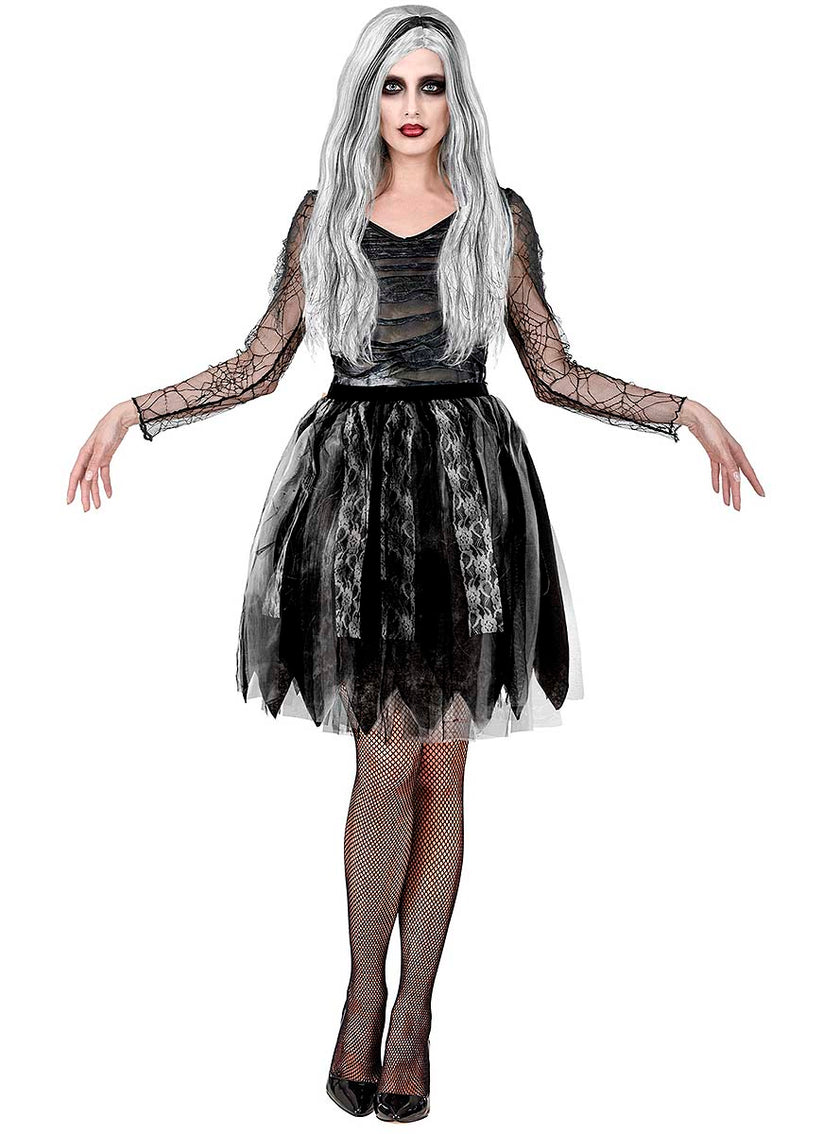 Tutu noir Halloween femme