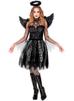 Tutu noir Halloween femme