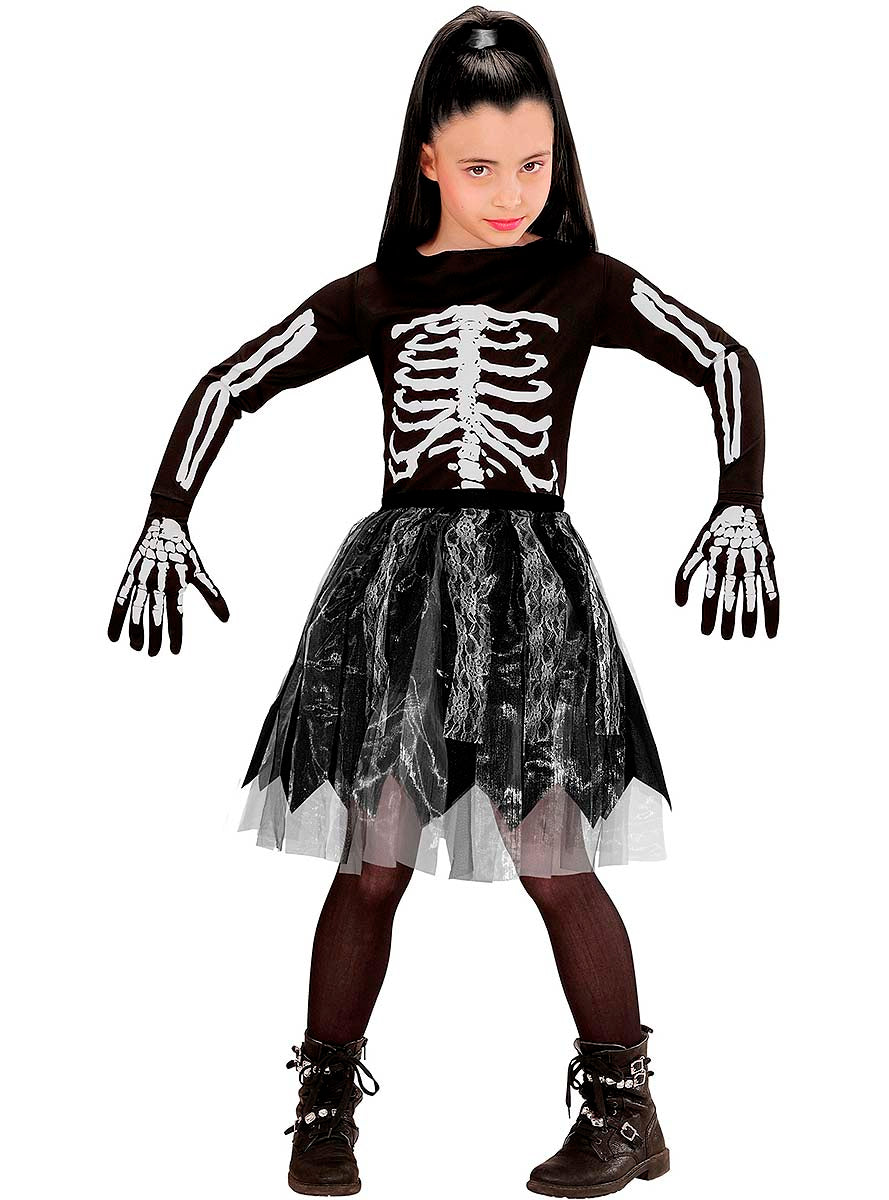 Tutu noir Halloween fille