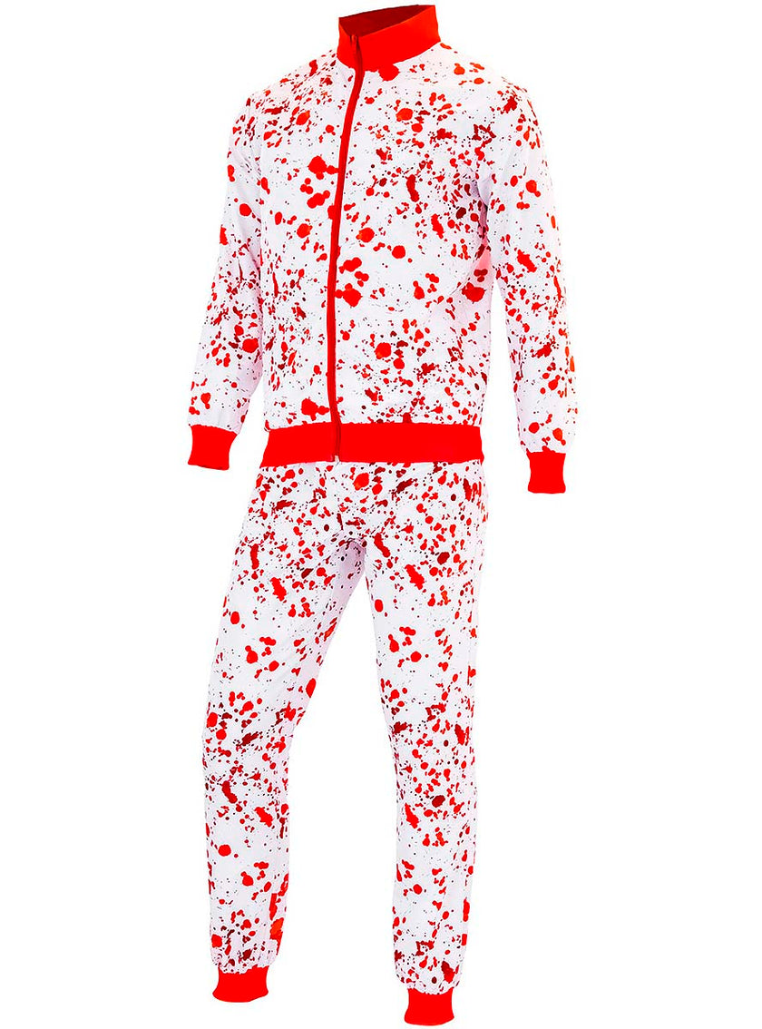 Déguisement survêtement assassin sanglant adulte