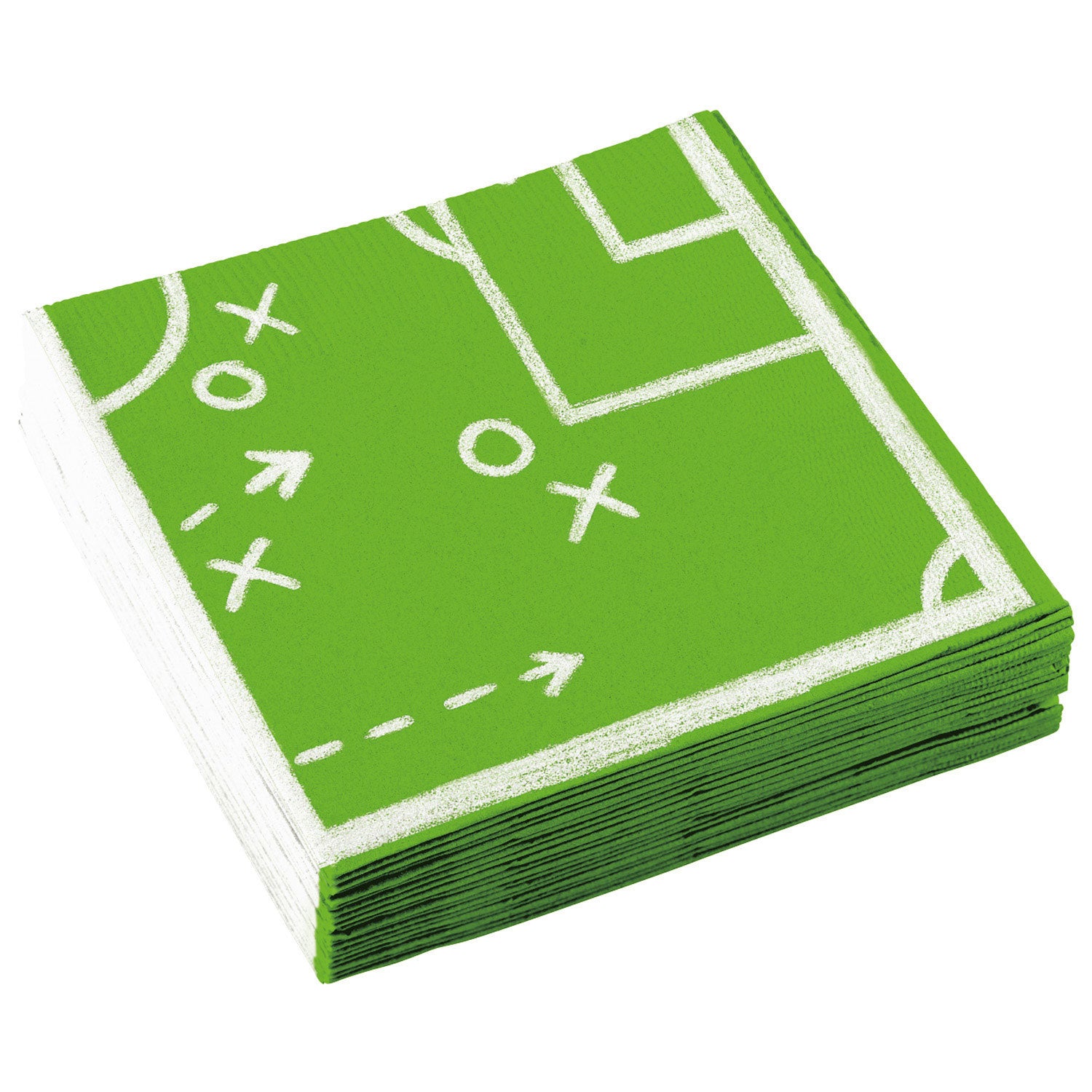 20 serviettes football (33x33 cm)