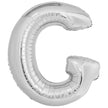 Ballon lettre G argenté (86 cm)