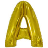 Ballon lettre A doré (86 cm)