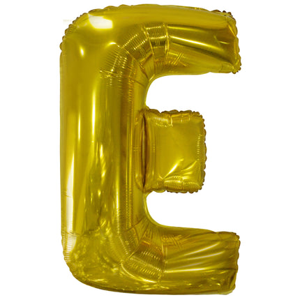 Ballon lettre E doré (86 cm)