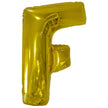 Ballon lettre F doré (86 cm)
