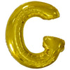 Ballon lettre G doré (86 cm)