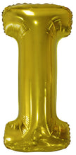 Ballon lettre I doré (86 cm)