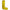 Ballon lettre L doré (86 cm)