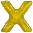 Ballon lettre X doré (86 cm)