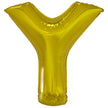 Ballon lettre Y doré (86 cm)