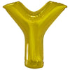 Ballon lettre Y doré (86 cm)