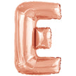 Ballon lettre E rose gold (86 cm)