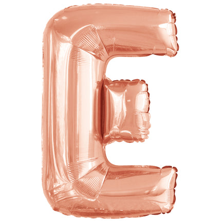 Ballon lettre E rose gold (86 cm)