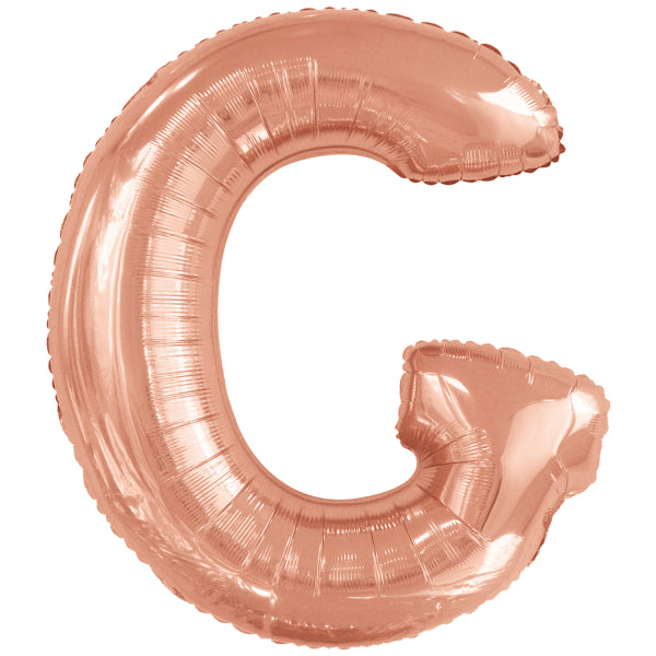 Ballon lettre G rose gold (86 cm)