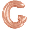 Ballon lettre G rose gold (86 cm)