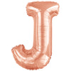 Ballon lettre J rose gold (86 cm)