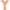 Ballon lettre Y rose gold (86 cm)
