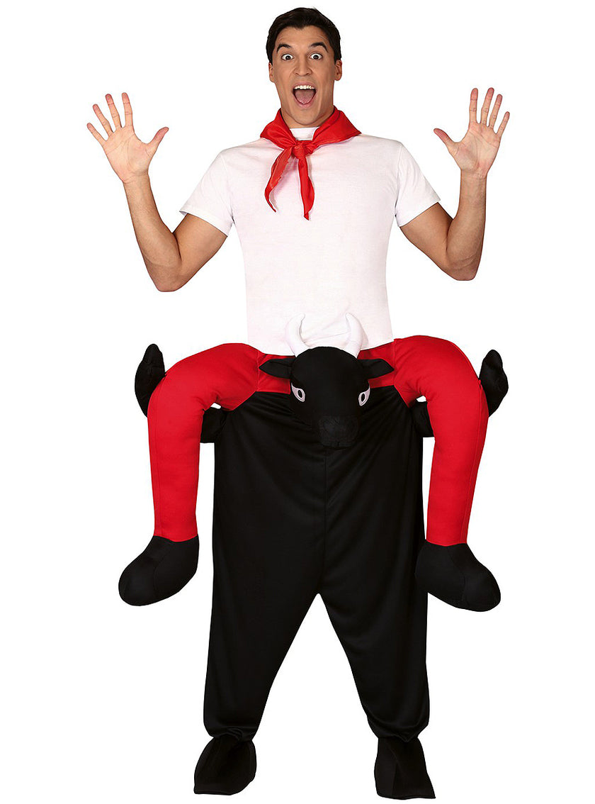 Déguisement porte-moi taureau adulte