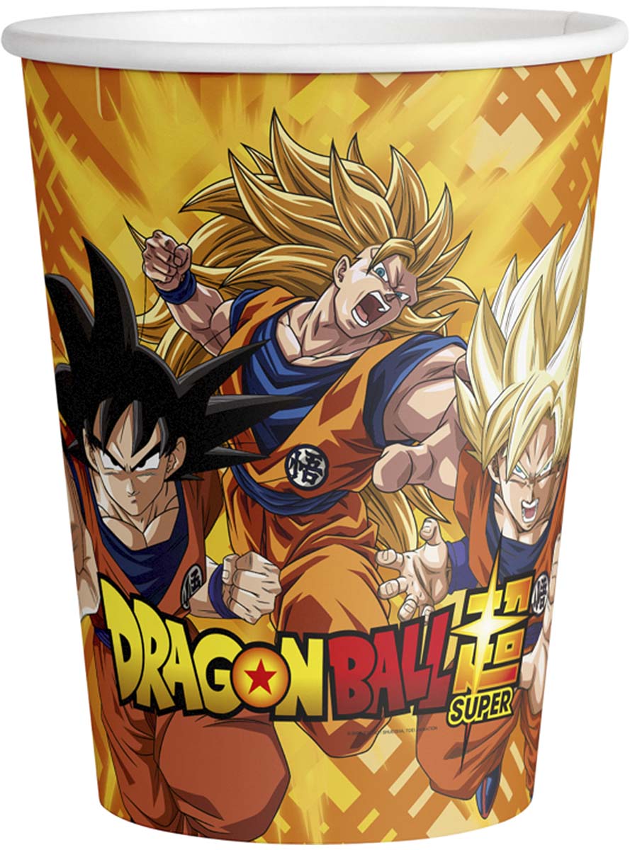 8 gobelets Dragon Ball