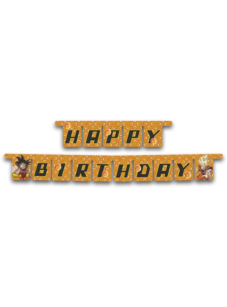 Guirlande Happy Birthday Dragon Ball