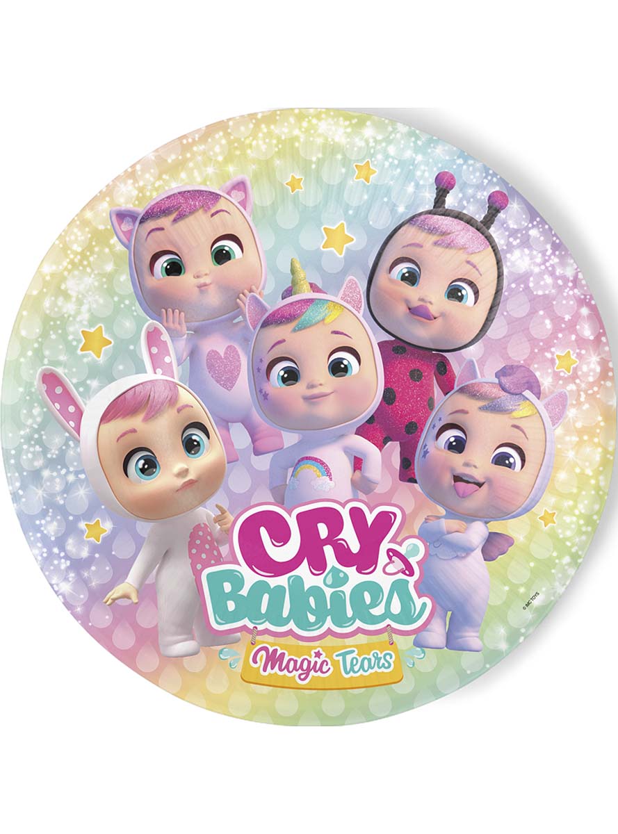 8 assiettes Cry Babies (23cm)