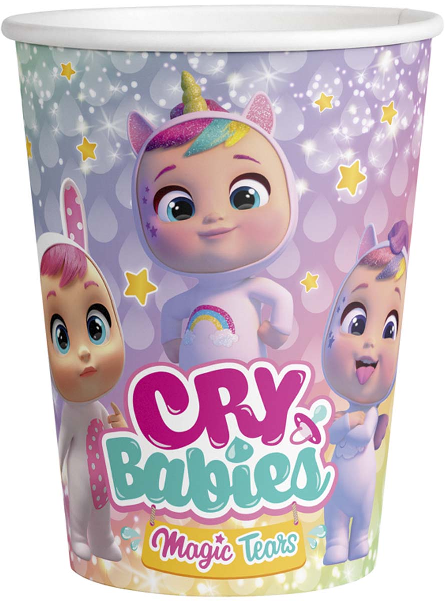 8 gobelets Cry Babies