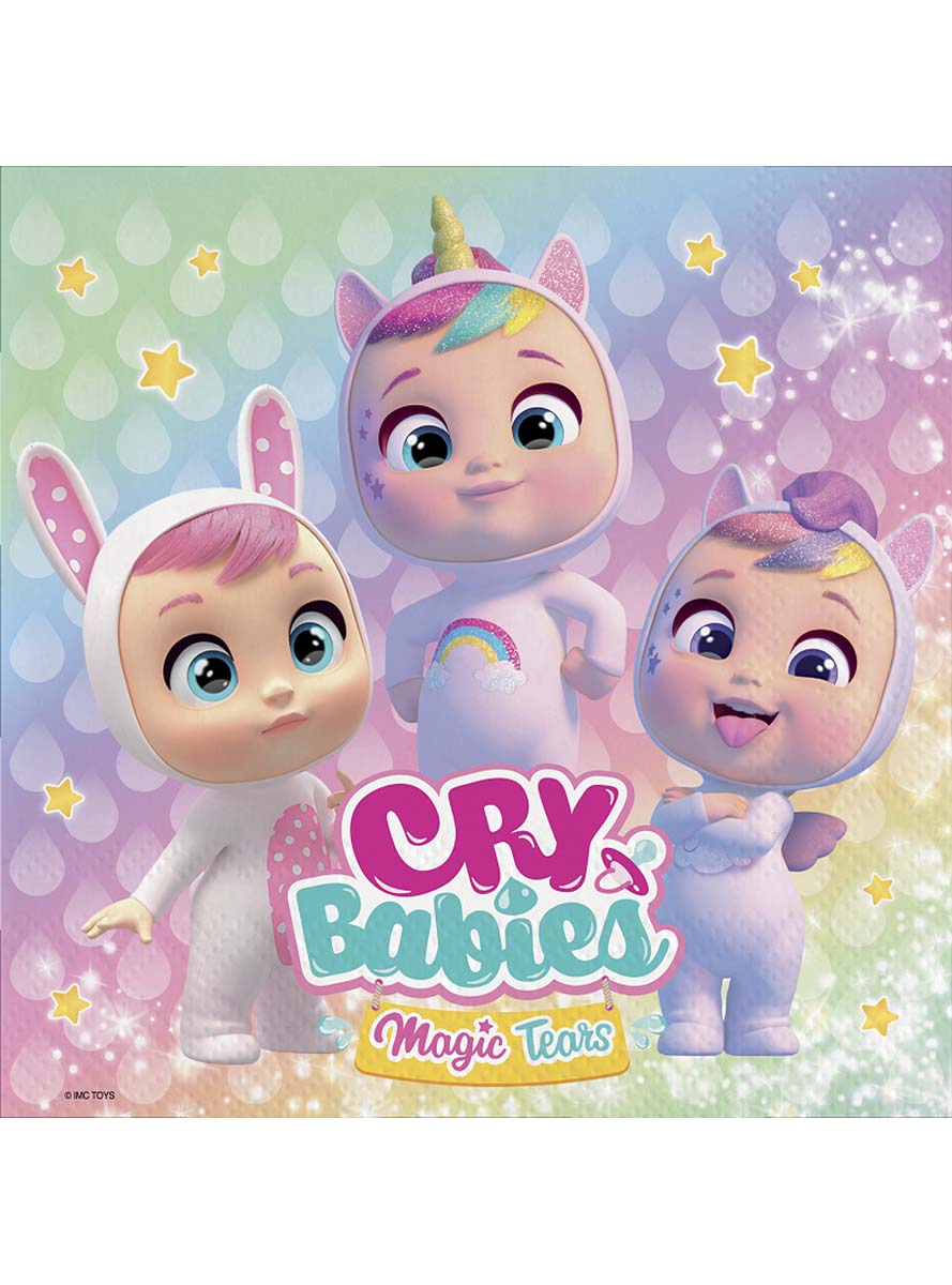 20 serviettes Cry Babies (33x33cm)