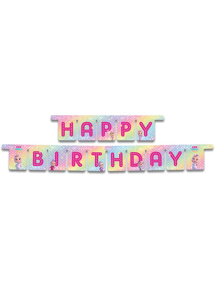 Guirlande Happy Birthday Cry Babies
