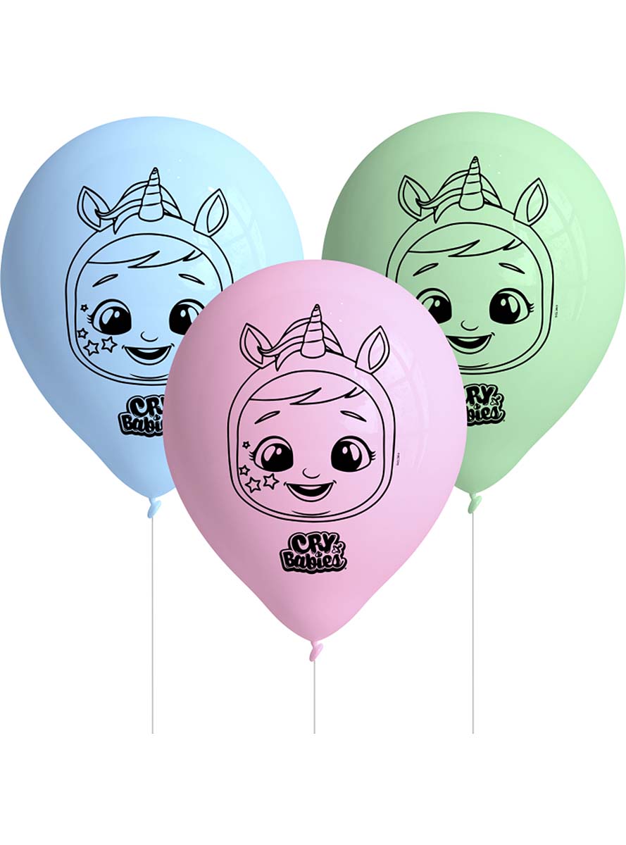 8 ballons Cry Babies