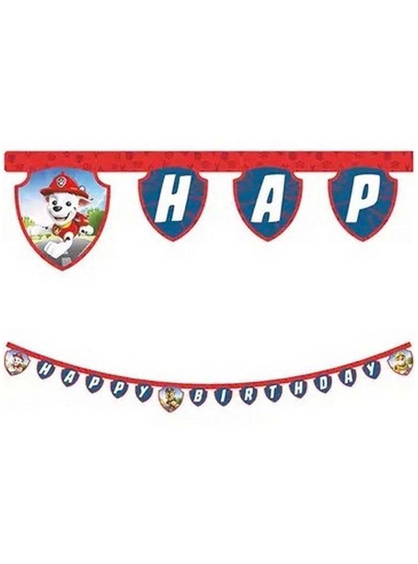 Guirlande Happy Birthday La Pat'Patrouille